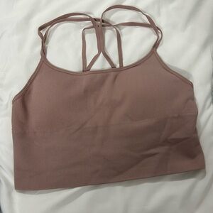 Dynamite Strappy Brown Bra Tank